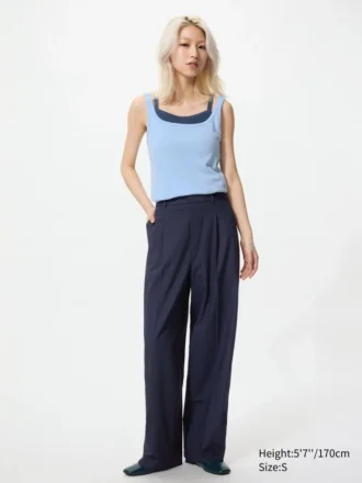 Women’s Pleated Wide Pants