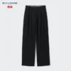 Women’s Pleated Wide Pants | Denim
