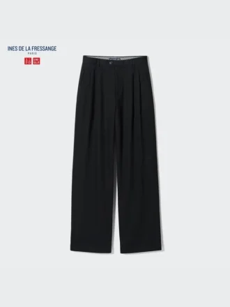 Women’s Pleated Wide Pants | Denim