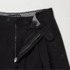 Women’s Pleated Wide Pants | Denim