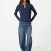 Women’s Pointelle Cardigan | Printed