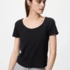 Women’s Pointelle Round Neck Mini T-Shirt