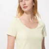 Women’s Pointelle Round Neck Mini T-Shirt