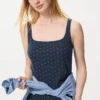 Women’s Pointelle Tank Top | Print