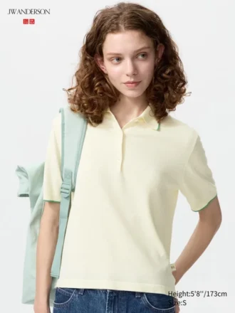 Women’s Polo Short Sleeve Sweater