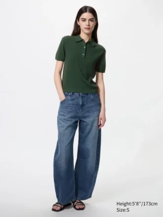 Women’s Polo Short Sleeve Sweater