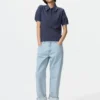 Women’s Polo Short Sleeve Sweater