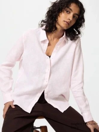 Women’s Premium Linen Shirt | Striped