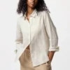 Women’s Premium Linen Shirt | Striped