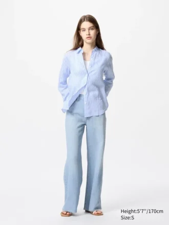 Women’s Premium Linen Shirt | Striped