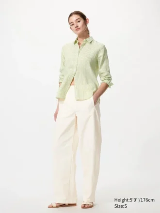Women’s Premium Linen Shirt | Striped