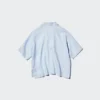 Women’s Premium Linen Skipper Boxy Shirt | Short Sleeve