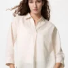 Women’s Premium Linen Skipper Collar Shirt