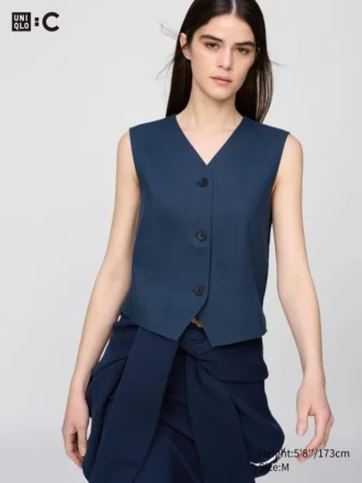 Women’s Premium Linen Vest