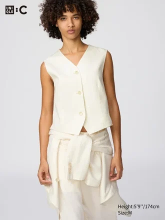 Women’s Premium Linen Vest