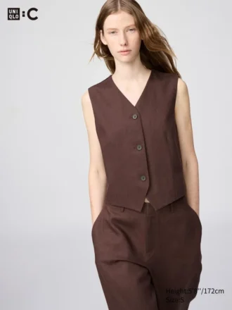 Women’s Premium Linen Vest