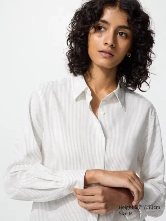 Women’s Rayon Blouse | Striped