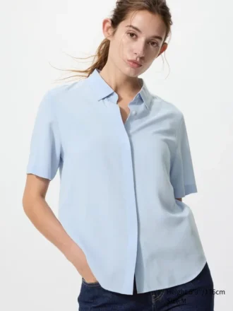 Women’s Rayon Short Sleeve Blouse