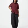 Women’s Rayon Short Sleeve Blouse
