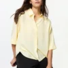 Women’s Rayon Skipper Collar Blouse | 3/4 Sleeve