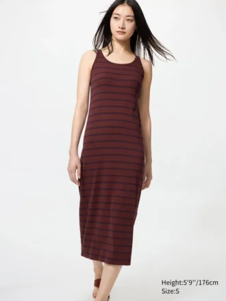 Women’s Ribbed Bra Dress | Striped