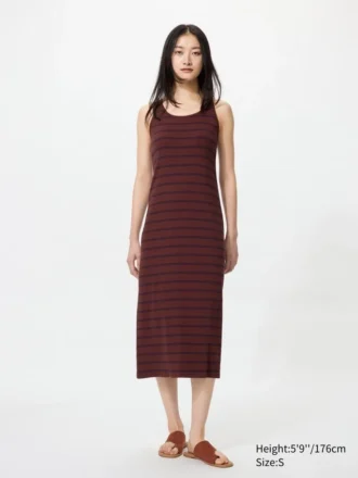 Women’s Ribbed Bra Dress | Striped