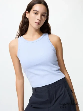Women’s Ribbed Cropped Bra Top