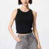 Women’s Ribbed Cropped Bra Top | 2025 Edition