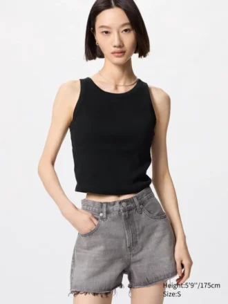 Women’s Ribbed Cropped Bra Top | 2025 Edition