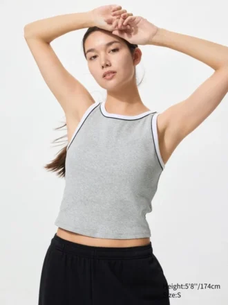 Women’s Ribbed Cropped Bra Top | Ringer