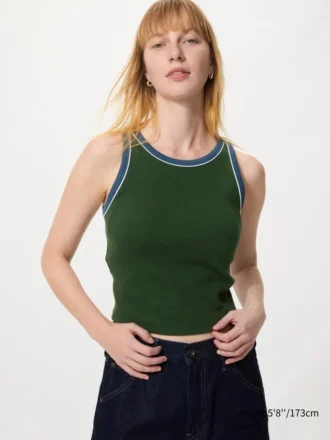 Women’s Ribbed Cropped Bra Top | Ringer