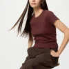 Women’s Ribbed Mini T-Shirt