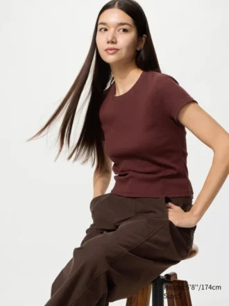 Women’s Ribbed Mini T-Shirt