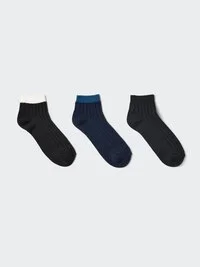 Women’s Ribbed Short Socks | 3 Pairs | Striped
