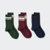 Women’s Ribbed Socks | 3 Pairs | Striped
