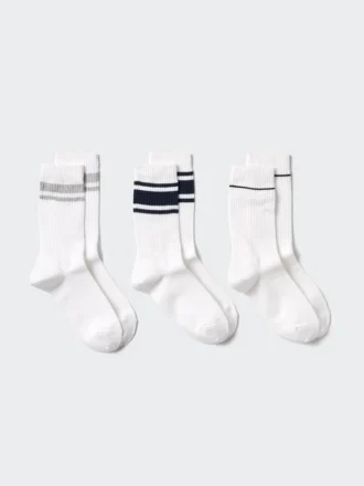 Women’s Ribbed Socks | 3 Pairs | Striped