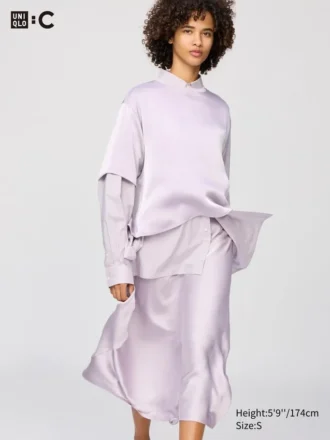 Women’s Satin Long Skirt