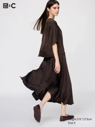 Women’s Satin Long Skirt