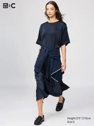 Women’s Satin Long Skirt