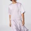 Women’s Satin Oversized Short Blouse | Half Sleeve