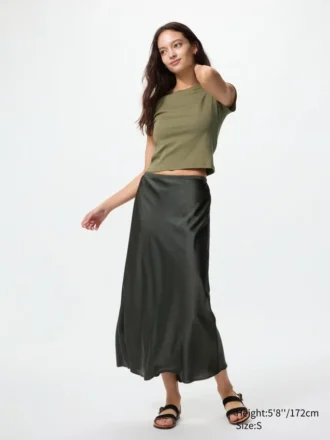 Women’s Satin Skirt