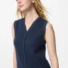 Women’s Scalloped V-Neck Sweater | Sleeveless
