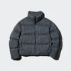 Women’s Seamless Down Short Jacket | Checked