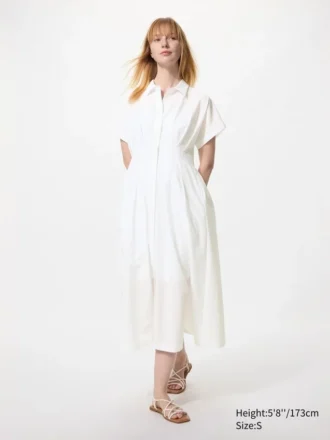 Women’s Seersucker Shirt Dress