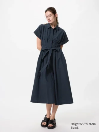 Women’s Seersucker Shirt Dress
