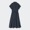 Women’s Seersucker Shirt Dress
