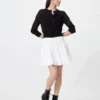 Women’s Seersucker Volume Mini Skirt
