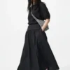 Women’s Seersucker Volume Skirt