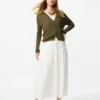 Women’s Seersucker Volume Skirt
