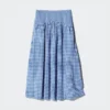 Women’s Seersucker Volume Skirt | Gingham